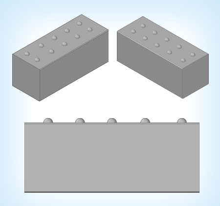 Precast Inter locking Concrete blocks